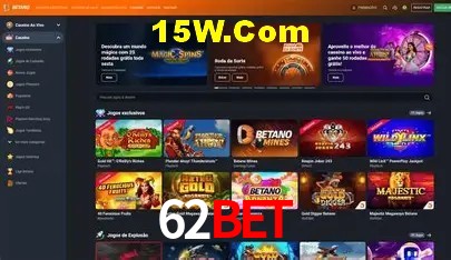Canal oficial no Telegram da 62Bet